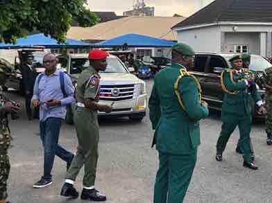 Remains Of Late COAS Lagbaja Arrive Lagos Airport For Burial