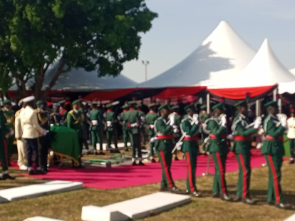 Late COAS Lagbaja’s Burial Commences At National Military Cemetery In Abuja