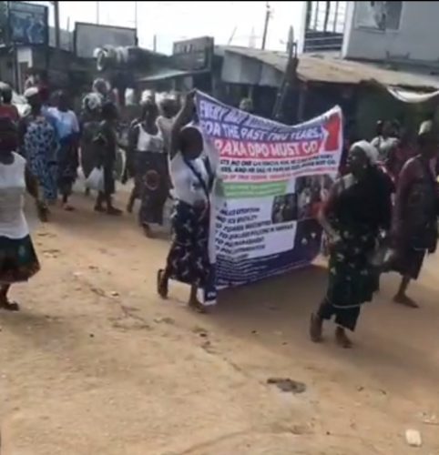 Chaos In Abraka: Women Rise In Protest Over Kidnappings