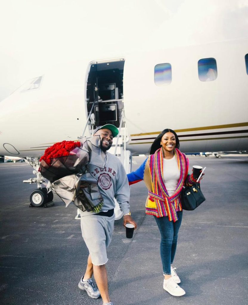 Davido And Chioma Share Romantic Moment As They Welcome 2025 In Style