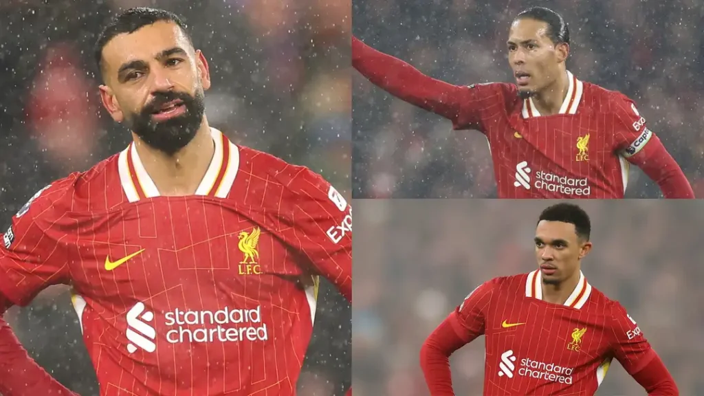 Liverpool Fans React As Salah Shares Photo With Trent & Van Dijk