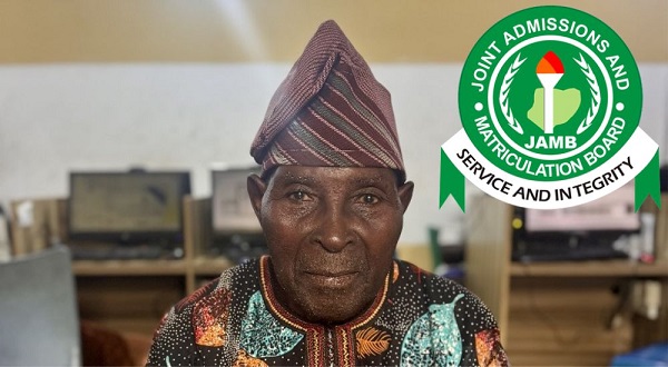 JAMB 2025: Meet Adedapo Idowu, The 94-Year-Old Jambite Everyone Is Talking About