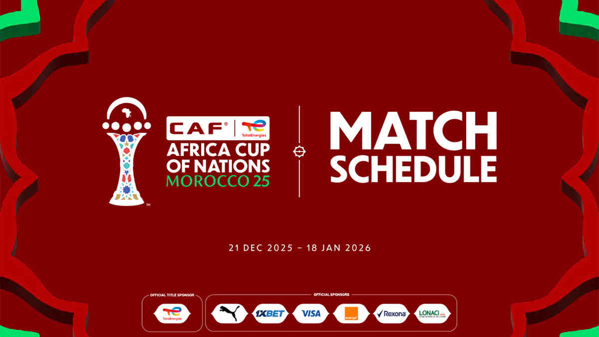 CAF Unveils Full Schedule For 2025 AFCON In Morocco