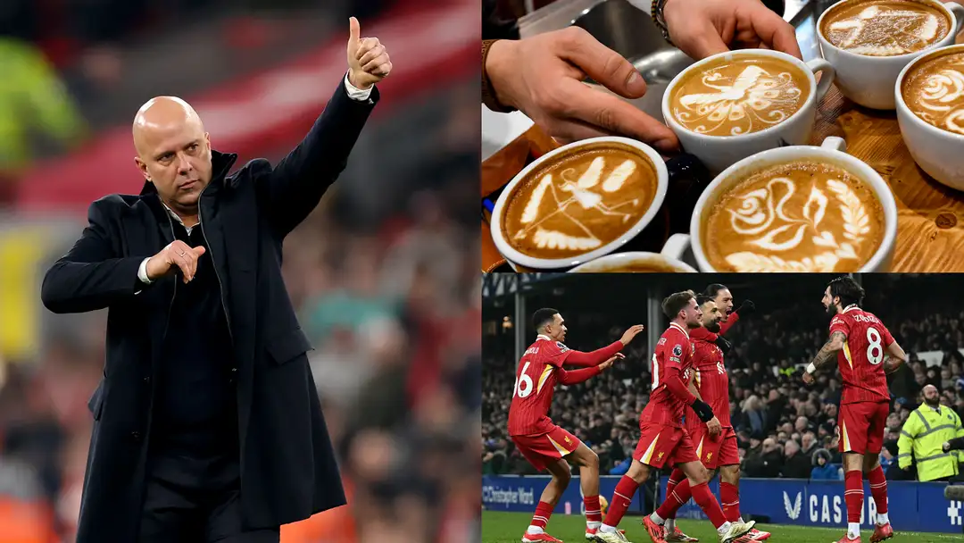 Slot Explains How COFFEE Is Behind Liverpool's Treble Bid