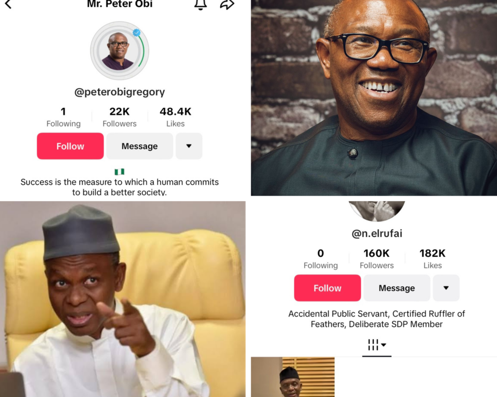 2027: Top Nigerian Politicians Who Have Joined TikTok