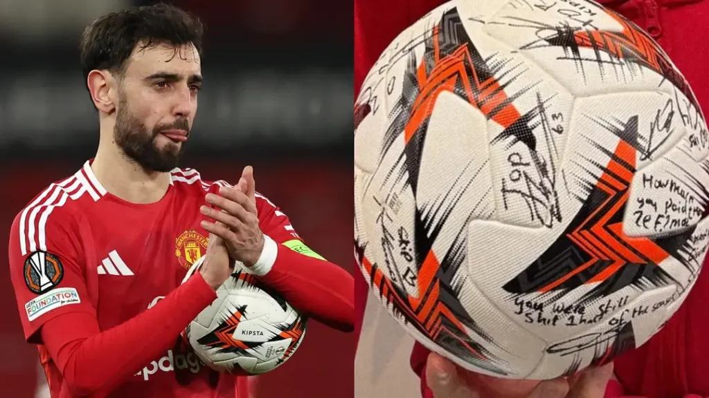 Fernandes Trolled By Man Utd Colleague