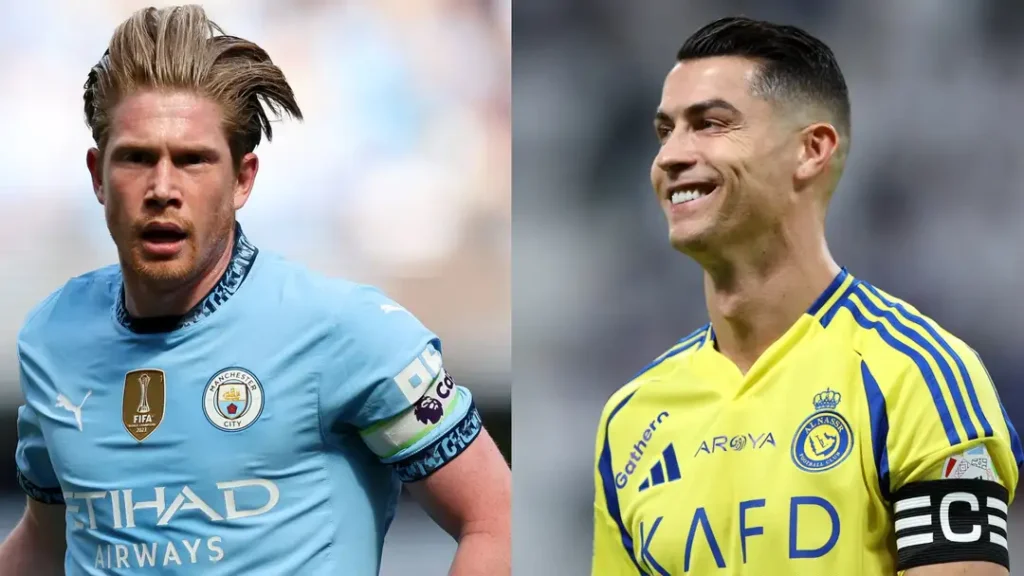 De Bruyne Urged To Link Up With Ronaldo At Al-Nassr