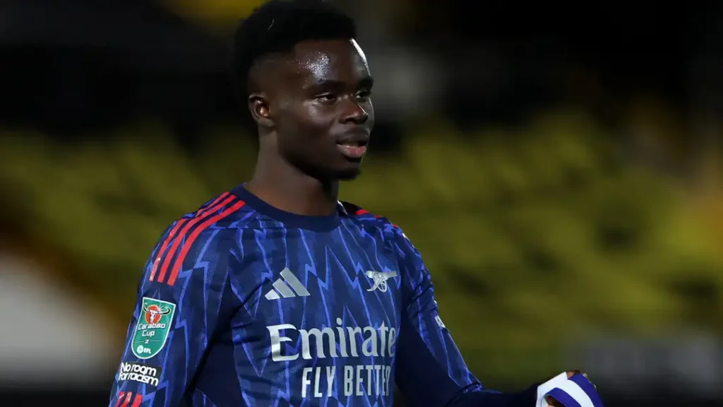 Arteta Reveals Why He Took Saka Off Against Port Vale