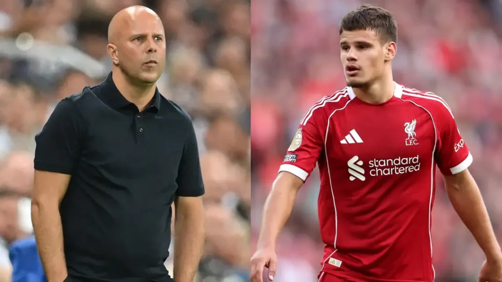 Slot Explains Brutal First-Half Kerkez Sub After Dive