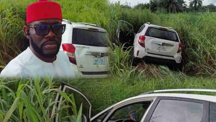 J Martins Survives Ghastly Accident on Enugu-Aba-Port Harcourt Expressway