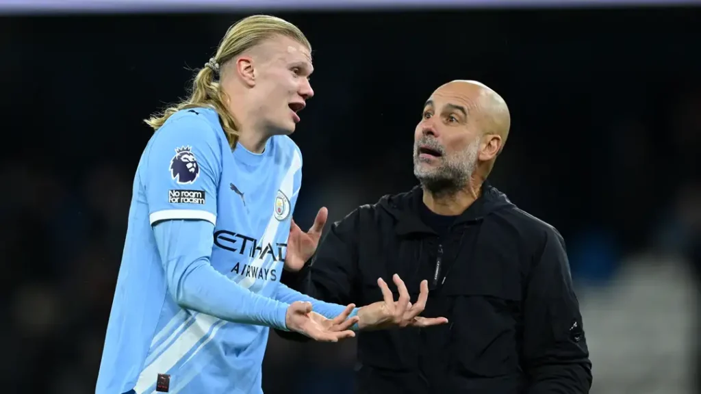 Guardiola Lifts Lid On Tense Haaland Exchange After Man City Win