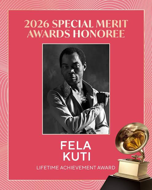 Afrobeat Pioneer Fela Kuti Becomes First African to Receive Grammy Lifetime Achievement Award