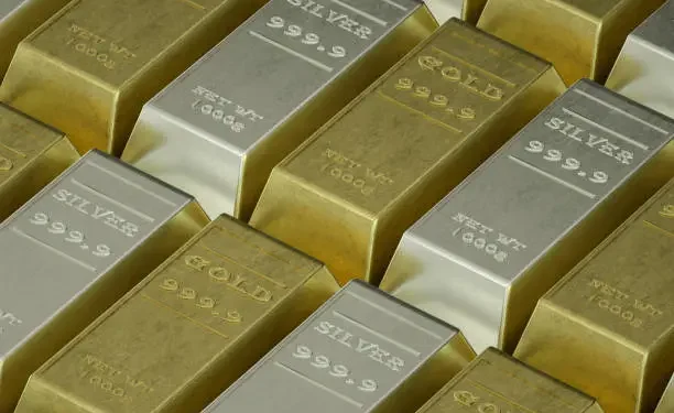 Gold and silver have soared to record highs as investors rushed for safety amid escalating tensions between the United States and Europe.