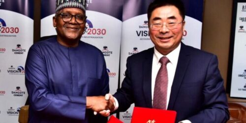 Dangote Cement, Sinoma To Build 12 New African Plants