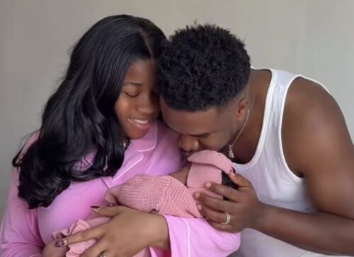 Joy filled the home of Veekee James and her husband, Femi Atere, as they welcomed their first child, a baby girl named Eliana Adeife Atere