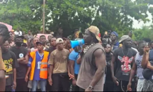 VeryDarkMan Leads Protest to Oyo Government House, Demands Rescue of Abducted Schoolchildren